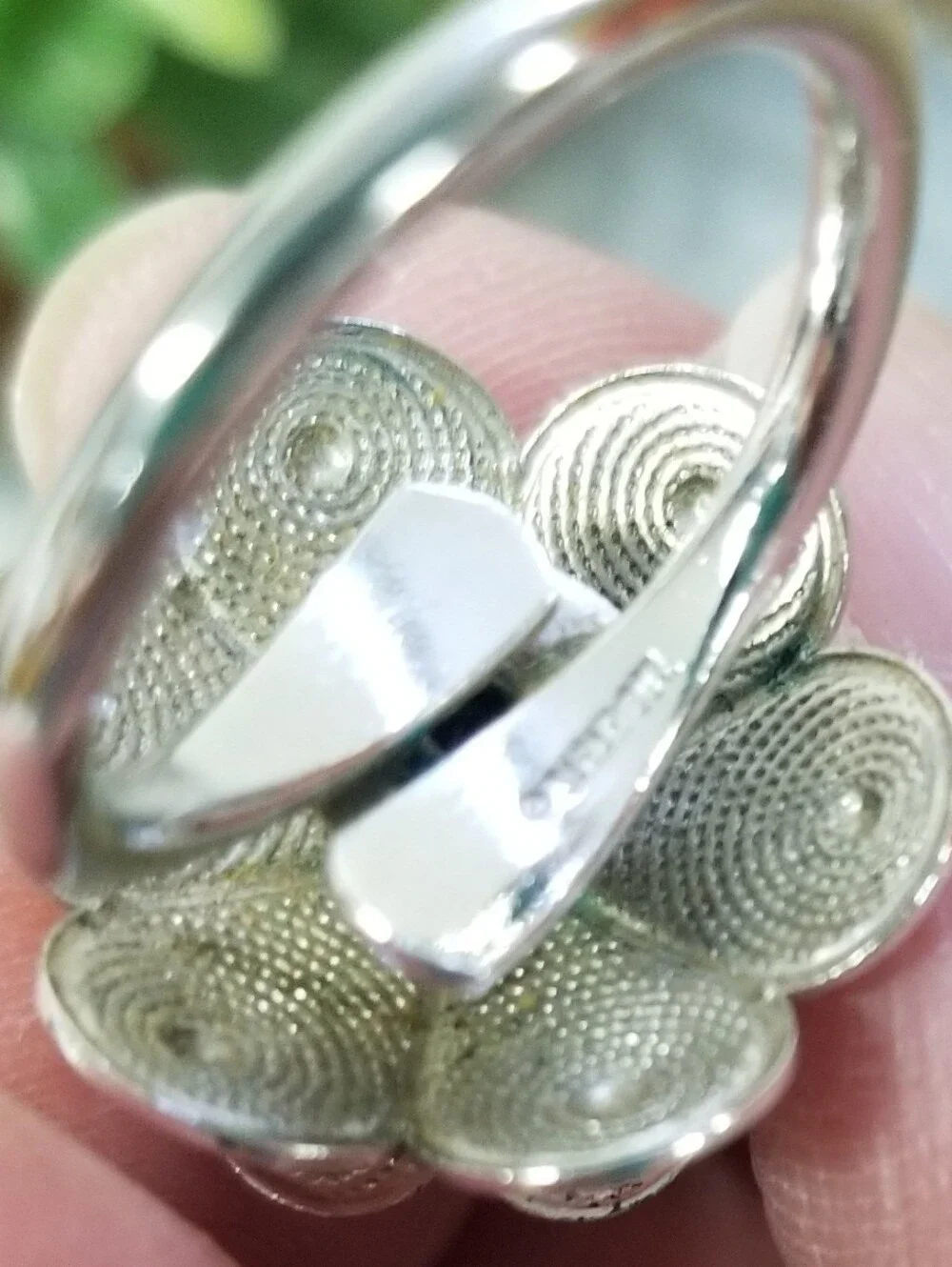 Vintage Sarah Coventry Silver Flower Ring